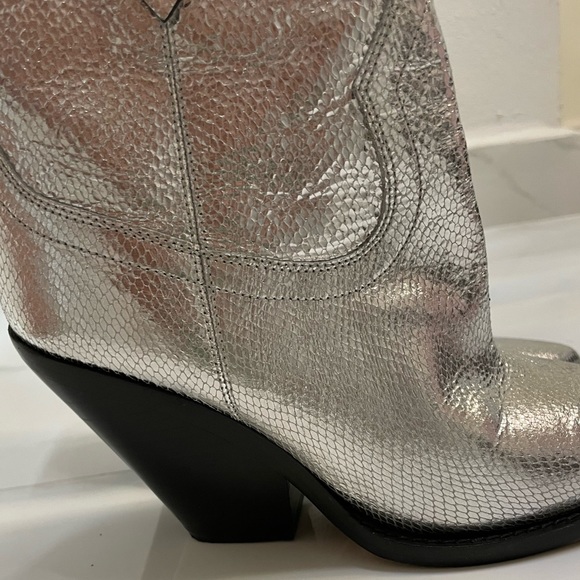 Isabel Marant silver cowboy boots great condition size 38. - Picture 5 of 7